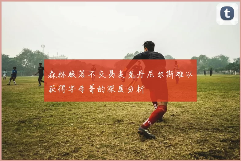森林狼若不交易麦克丹尼尔斯难以获得字母哥的深度分析